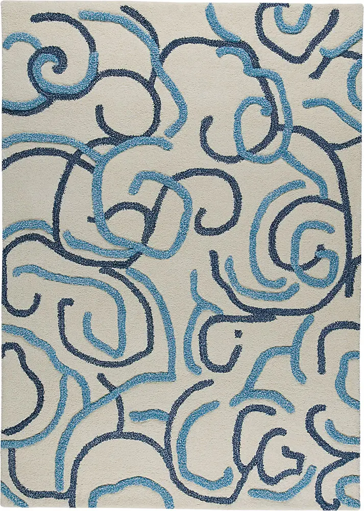 Modern Loom Blue Hilo Rug