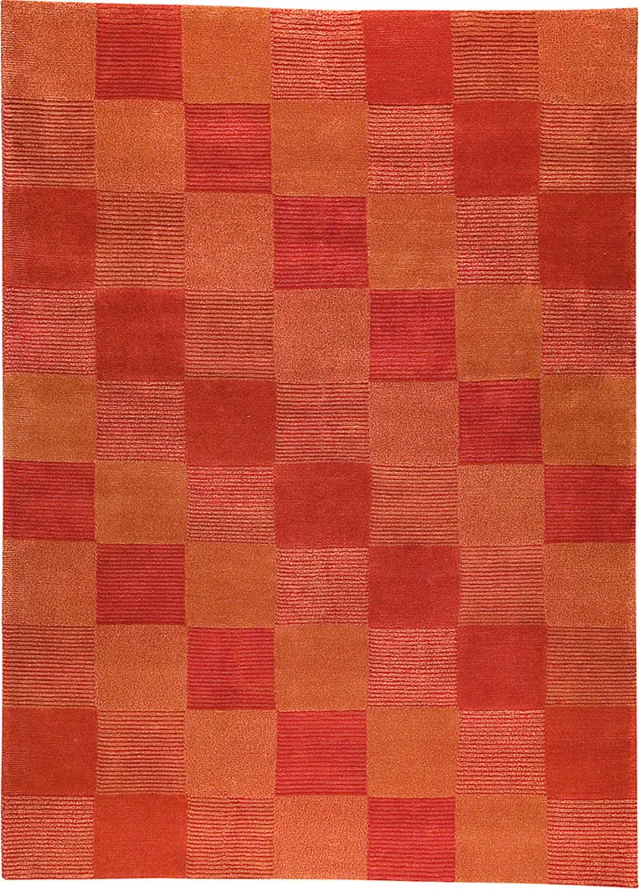 Modern Loom Red Hilo Rug