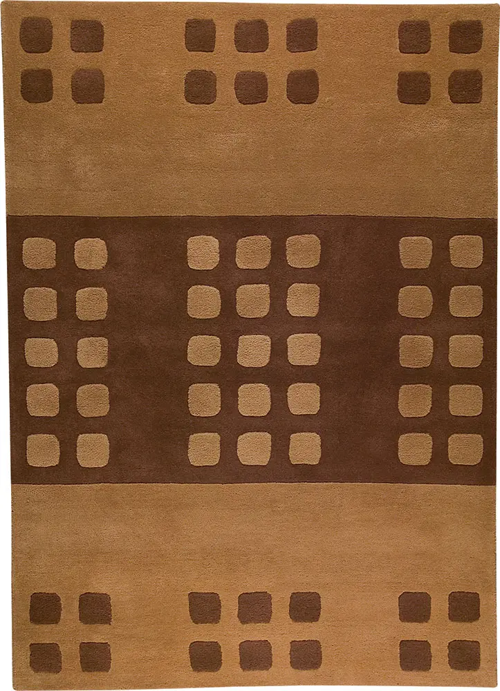 Modern Loom Brown Hilo Rug 2