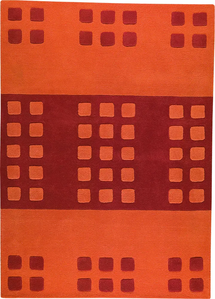 Modern Loom Red Hilo Rug 2