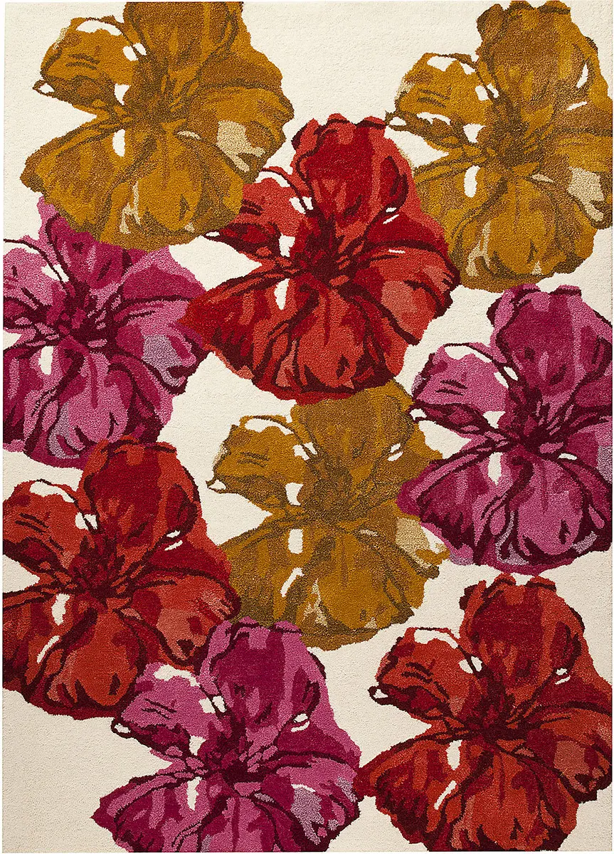 Modern Loom Orange Fauna Orange Rug