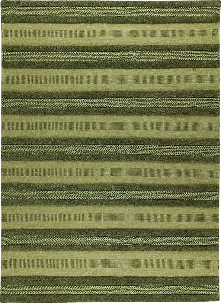 Modern Loom Brown Striped Rug