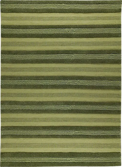 Modern Loom Brown Striped Rug