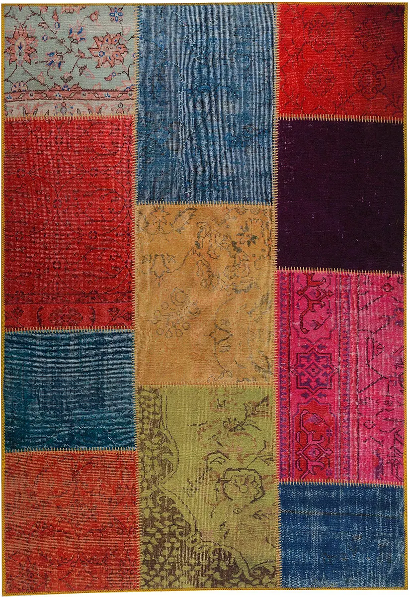 Modern Loom Multi-Colored Flatweave Transitional Rug