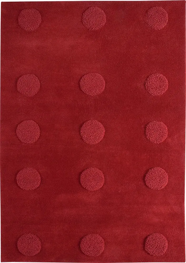 Modern Loom Red Hilo Wool Rug 6