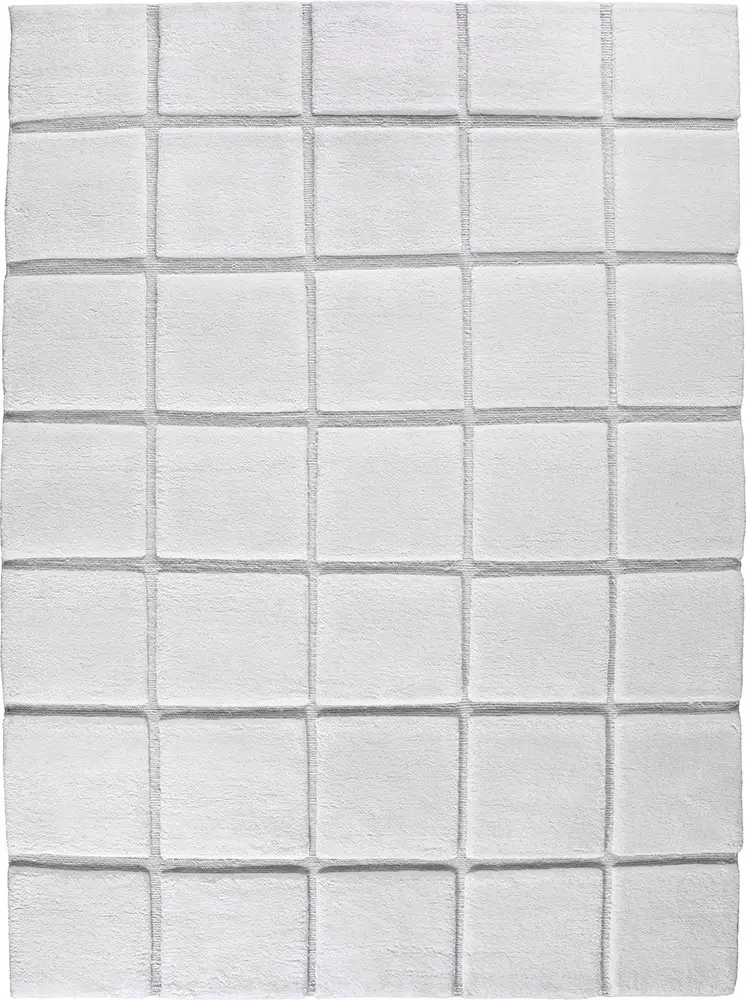 Modern Loom White Hilo Rug 5