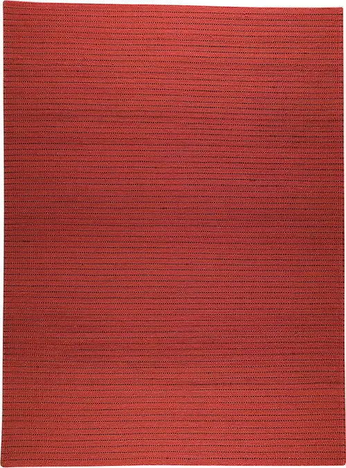 Modern Loom Red Solid Color Rug 3