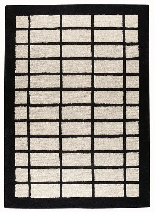 Modern Loom White Hilo Rug 6