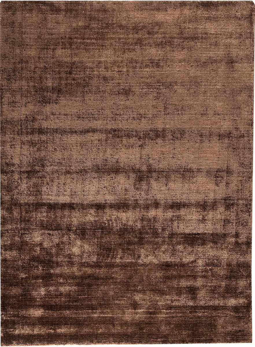 Modern Loom Brown Flatweave Silk Rug 5