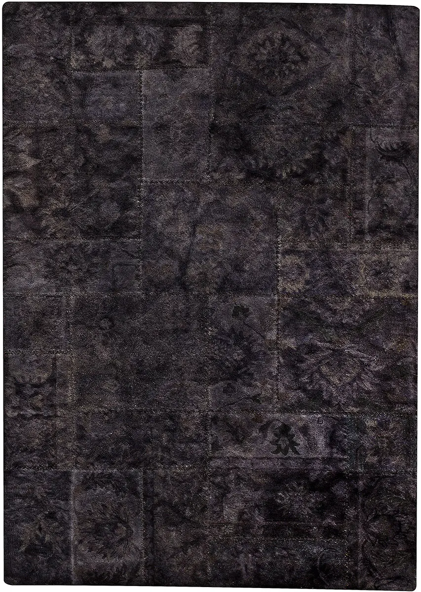 Modern Loom Vintage Sarangi Black Rug