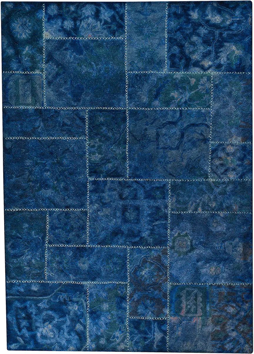 Modern Loom Vintage Sarangi Blue Rug