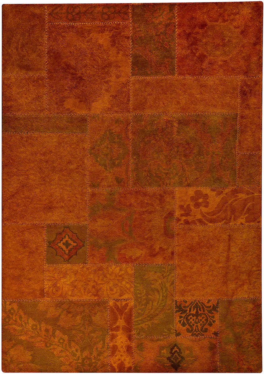 Modern Loom Vintage Sarangi Orange Rug