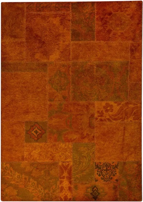 Modern Loom Vintage Sarangi Orange Rug