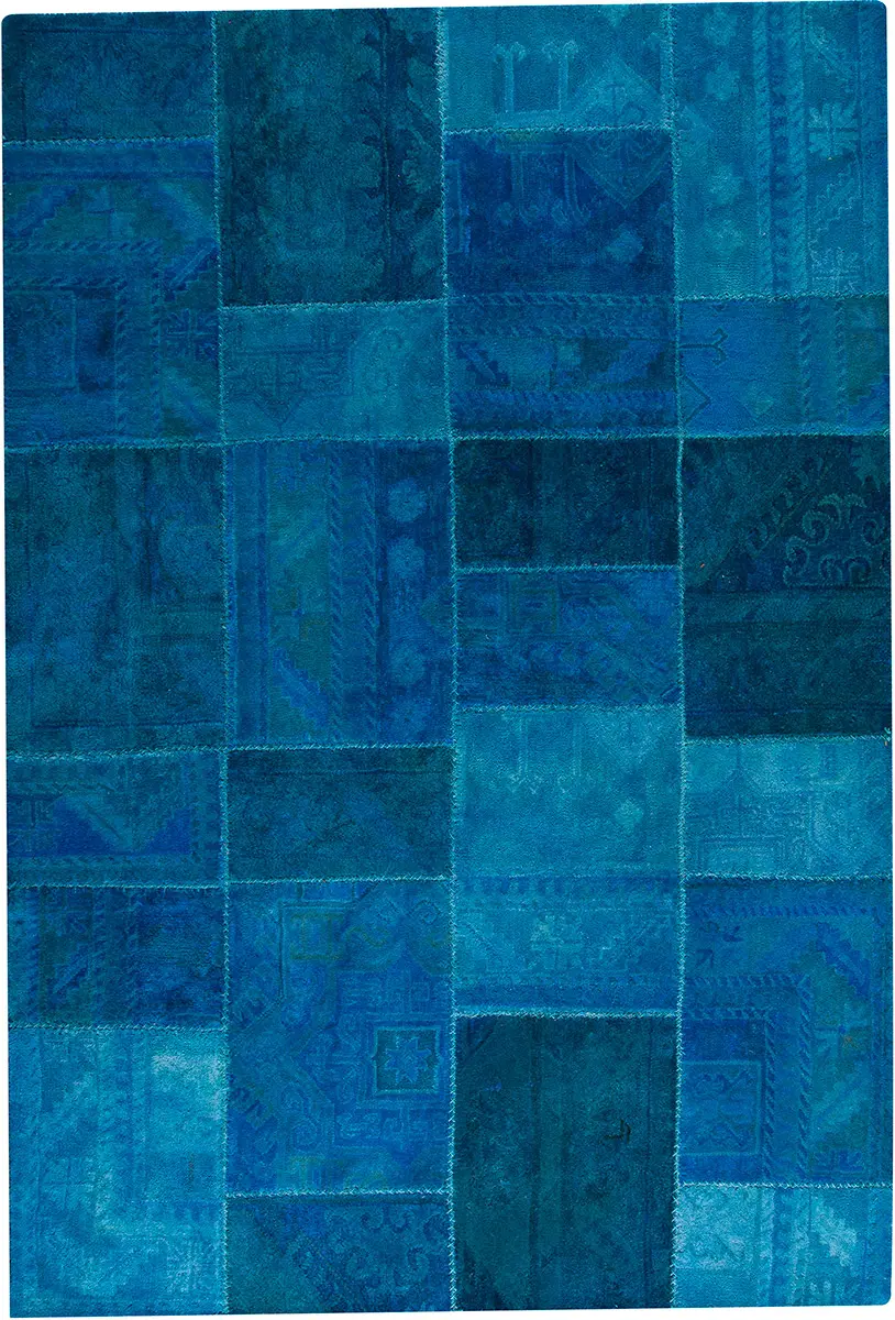 Modern Loom Vintage Sartaj Turquoise Rug