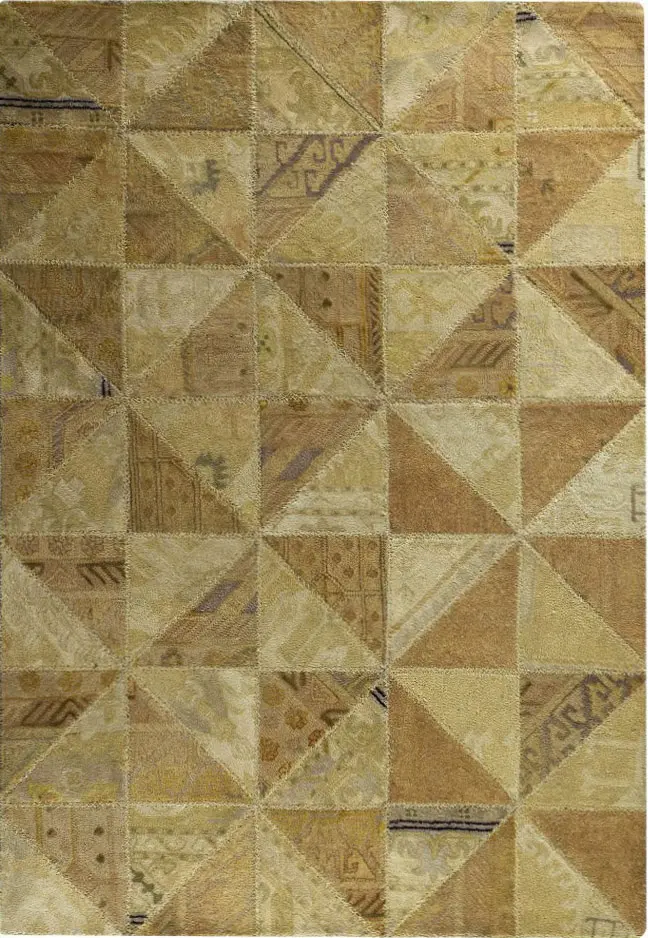 Modern Loom Vintage Tile Beige Rug