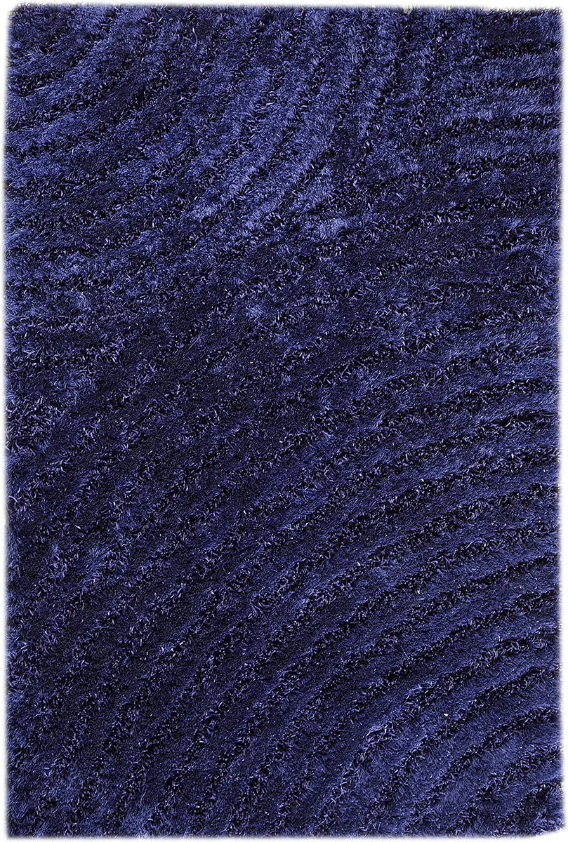 Modern Loom Orange Tweed Blue Rug