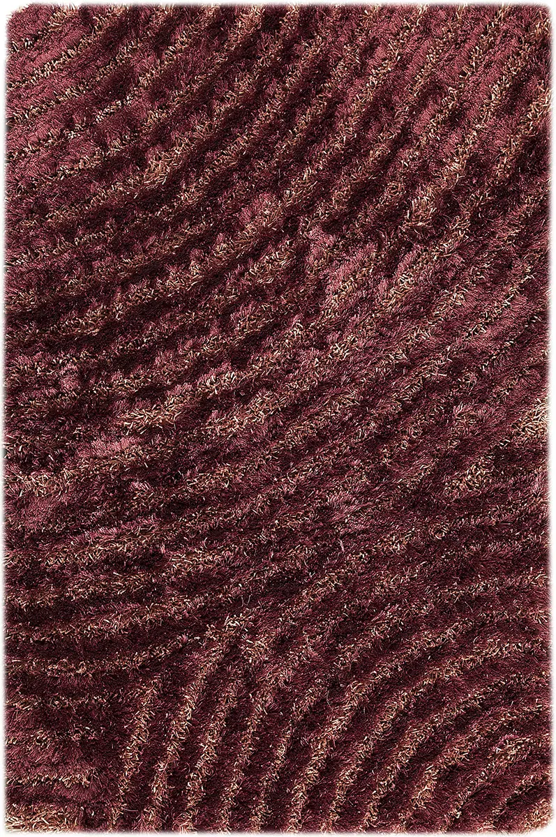 Modern Loom Orange Tweed Purple Rug