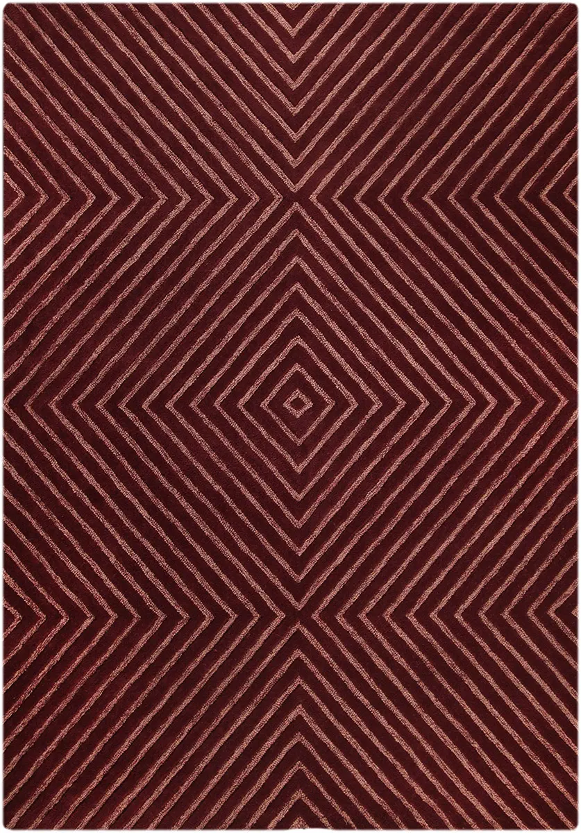 Modern Loom Orange Union Square Mauve Rug