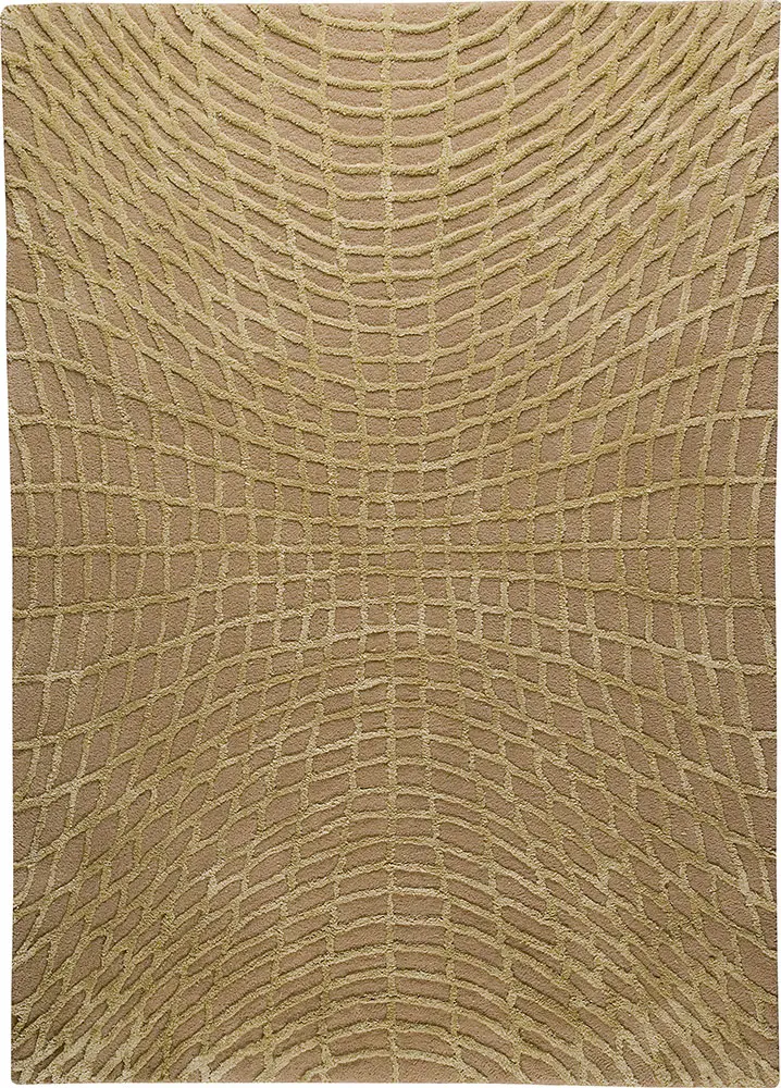 Modern Loom Beige Hilo Wool Rug 2