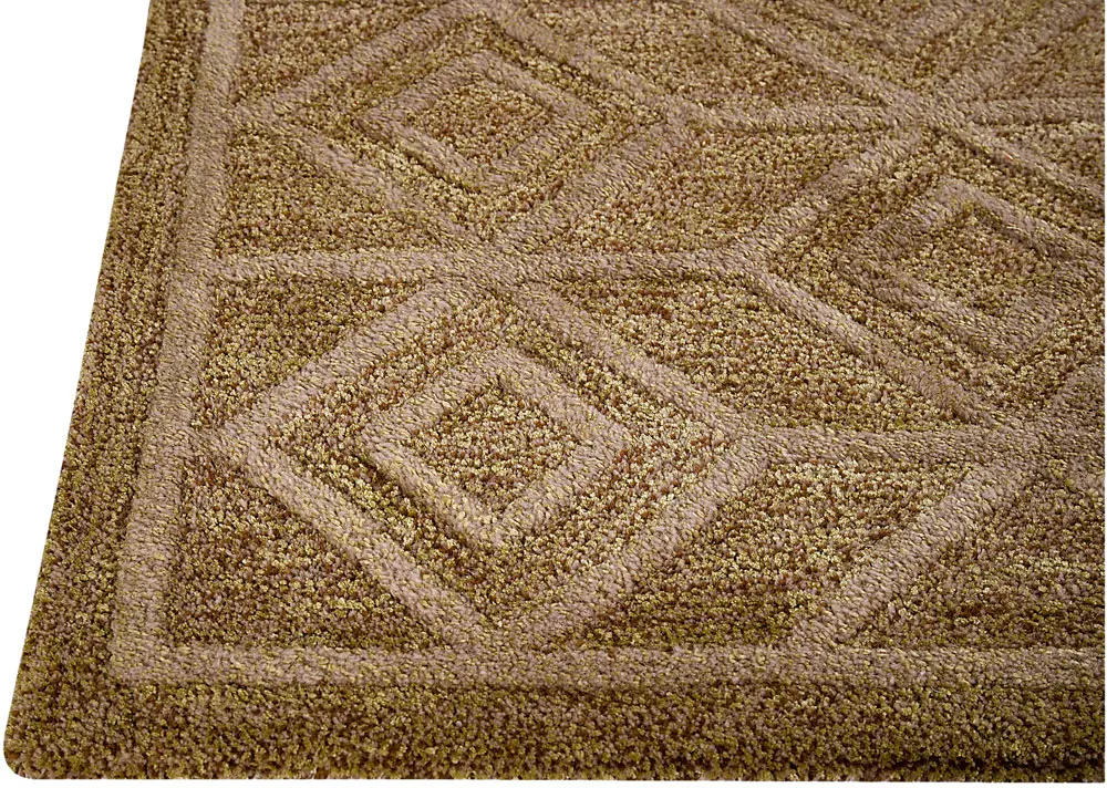 Modern Loom Brown Hilo Wool Rug