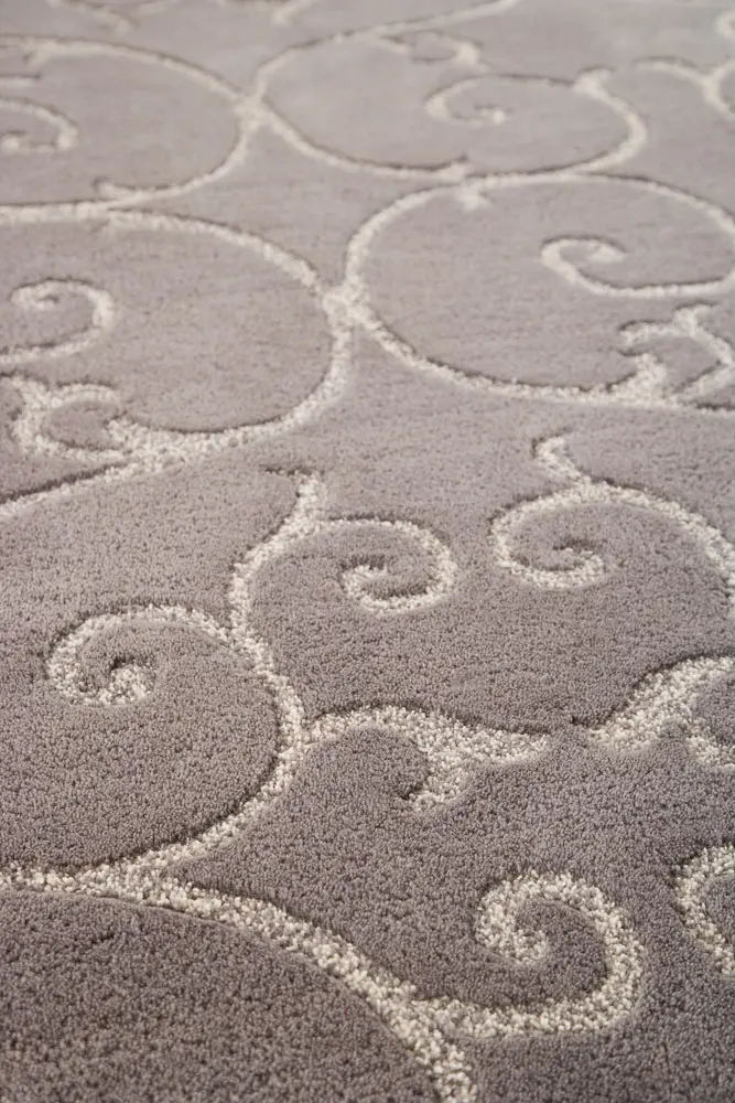 Modern Loom Gray Hilo Solid Color Rug