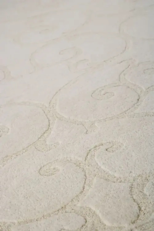 Modern Loom Beige Hilo Solid Color Rug