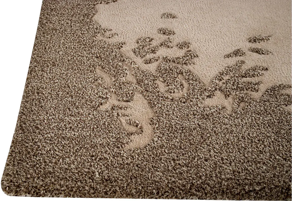 Modern Loom Brown Hilo Shag Rug