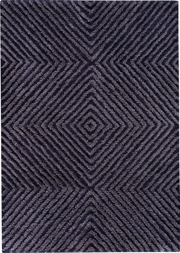 Modern Loom Purple Hilo Solid Color Rug