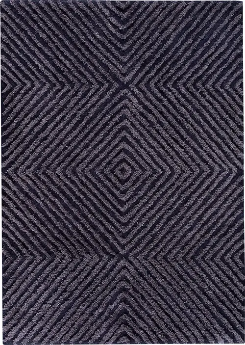 Modern Loom Purple Hilo Solid Color Rug