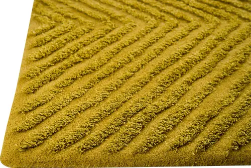 Modern Loom Orange Hilo Solid Color Rug