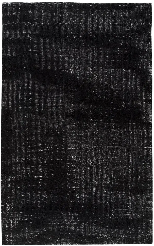 Modern Loom Black Solid Color Rug