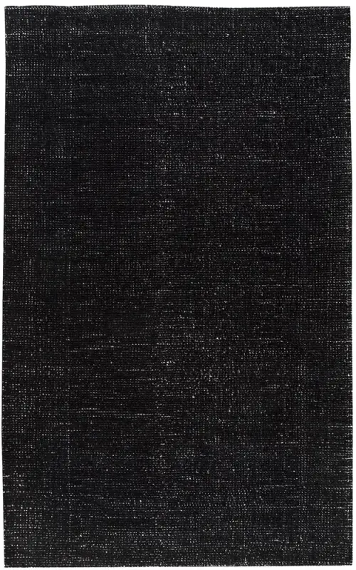 Modern Loom Black Solid Color Rug