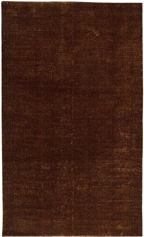 Modern Loom Brown Solid Color Rug 2
