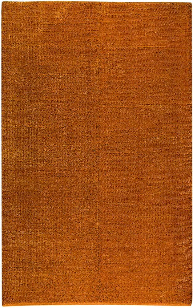 Modern Loom Orange Solid Color Rug