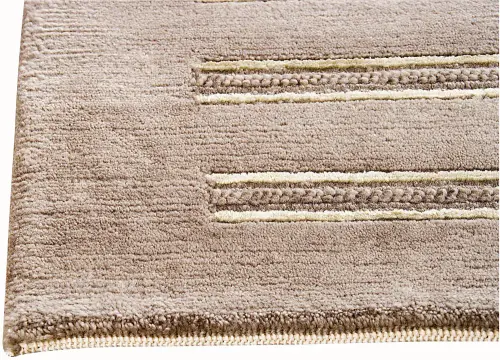 Modern Loom Gray Hilo Wool Rug