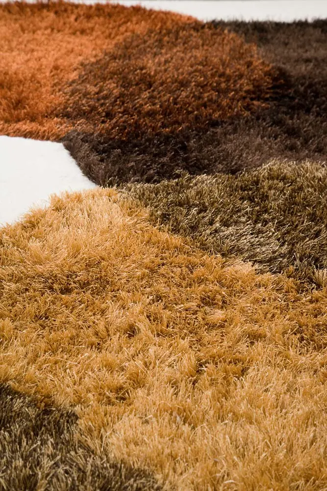 Modern Loom Brown Hilo Oddly Shaped Rug