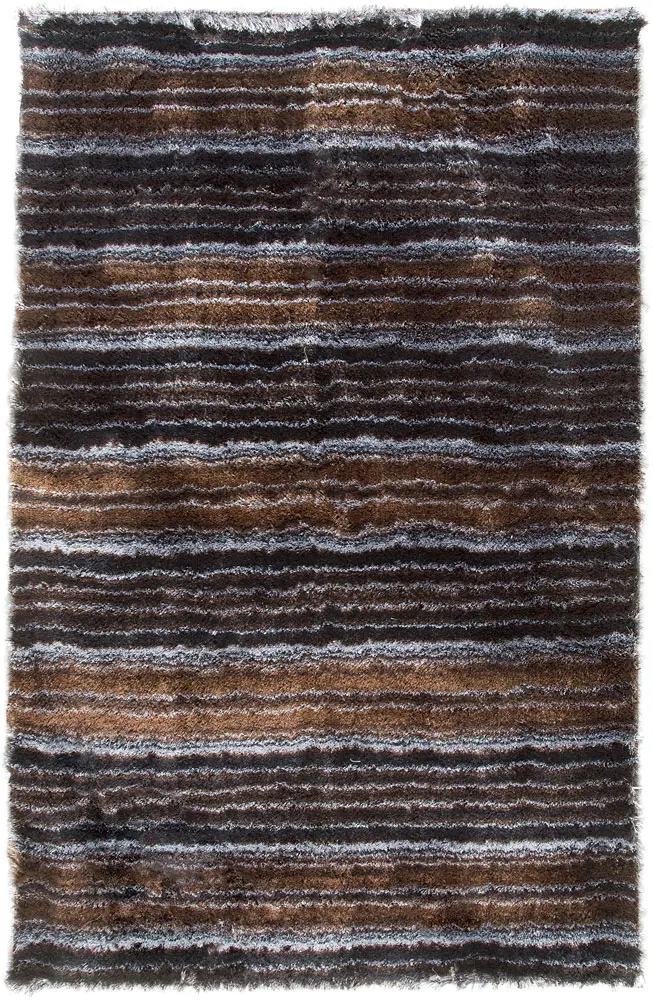 Modern Loom Black  Rug