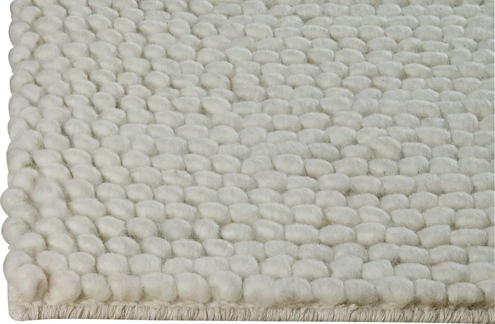 Modern Loom White Shag Rug