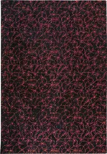 Modern Loom Red Floral Hilo Rug