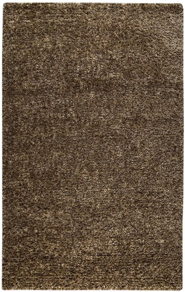 Modern Loom Brown Wool Rug 2