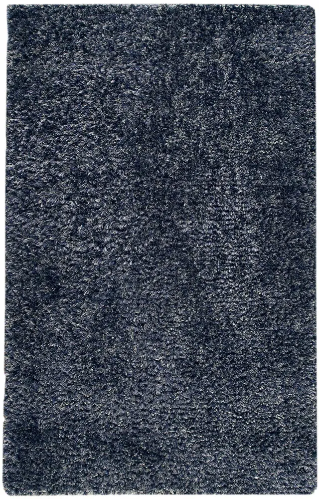 Modern Loom Blue Wool Rug 2