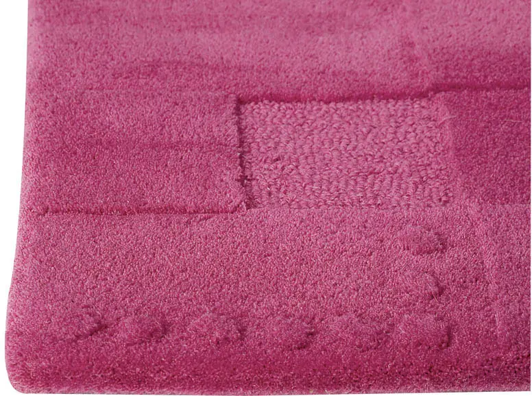 Modern Loom Red Hilo Solid Color Clearance Rug