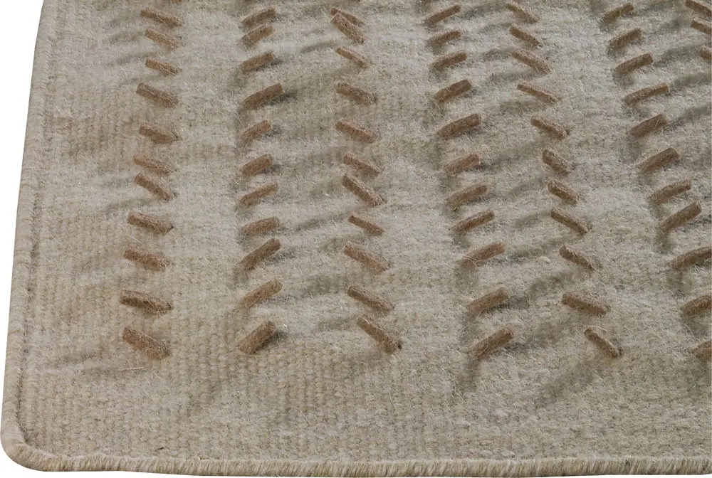 Modern Loom Beige Hilo Flatweave Rug