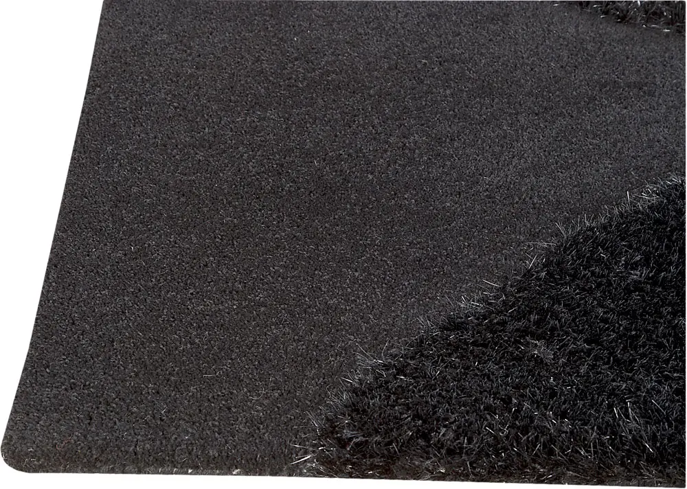 Modern Loom Gray Hilo Shag Rug