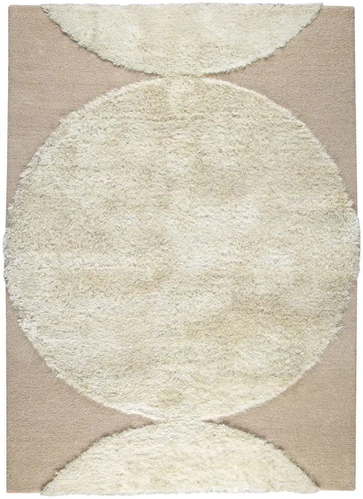 Modern Loom White Hilo Shag Rug