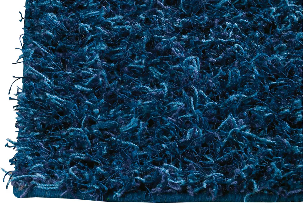Modern Loom Blue Silk Rug