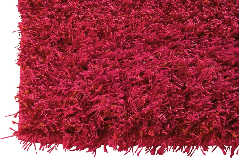 Modern Loom Red Silk Rug 2