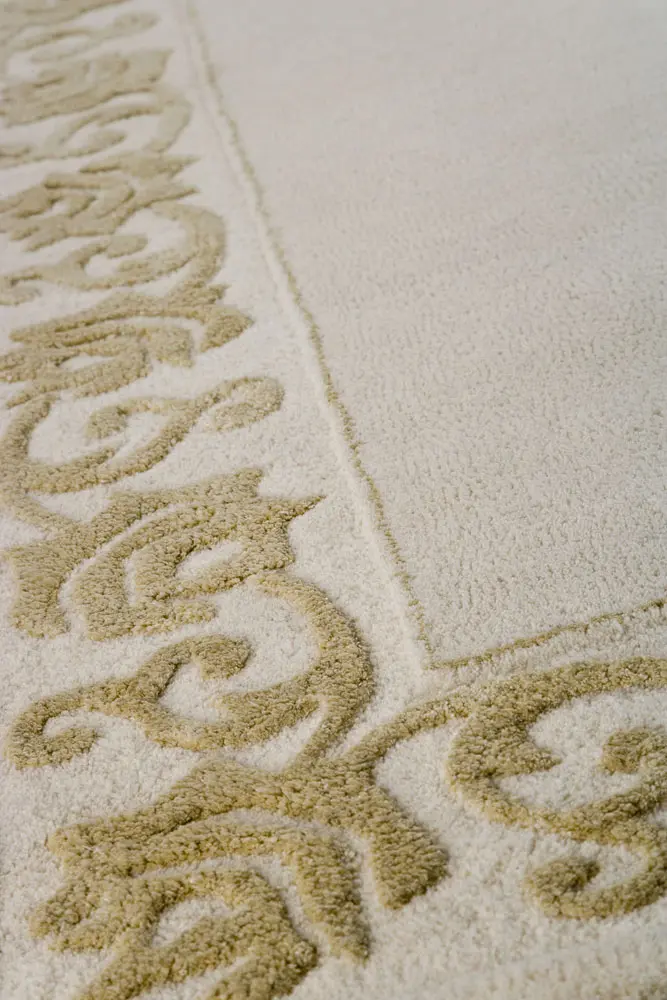 Modern Loom Beige Hilo Silk Rug
