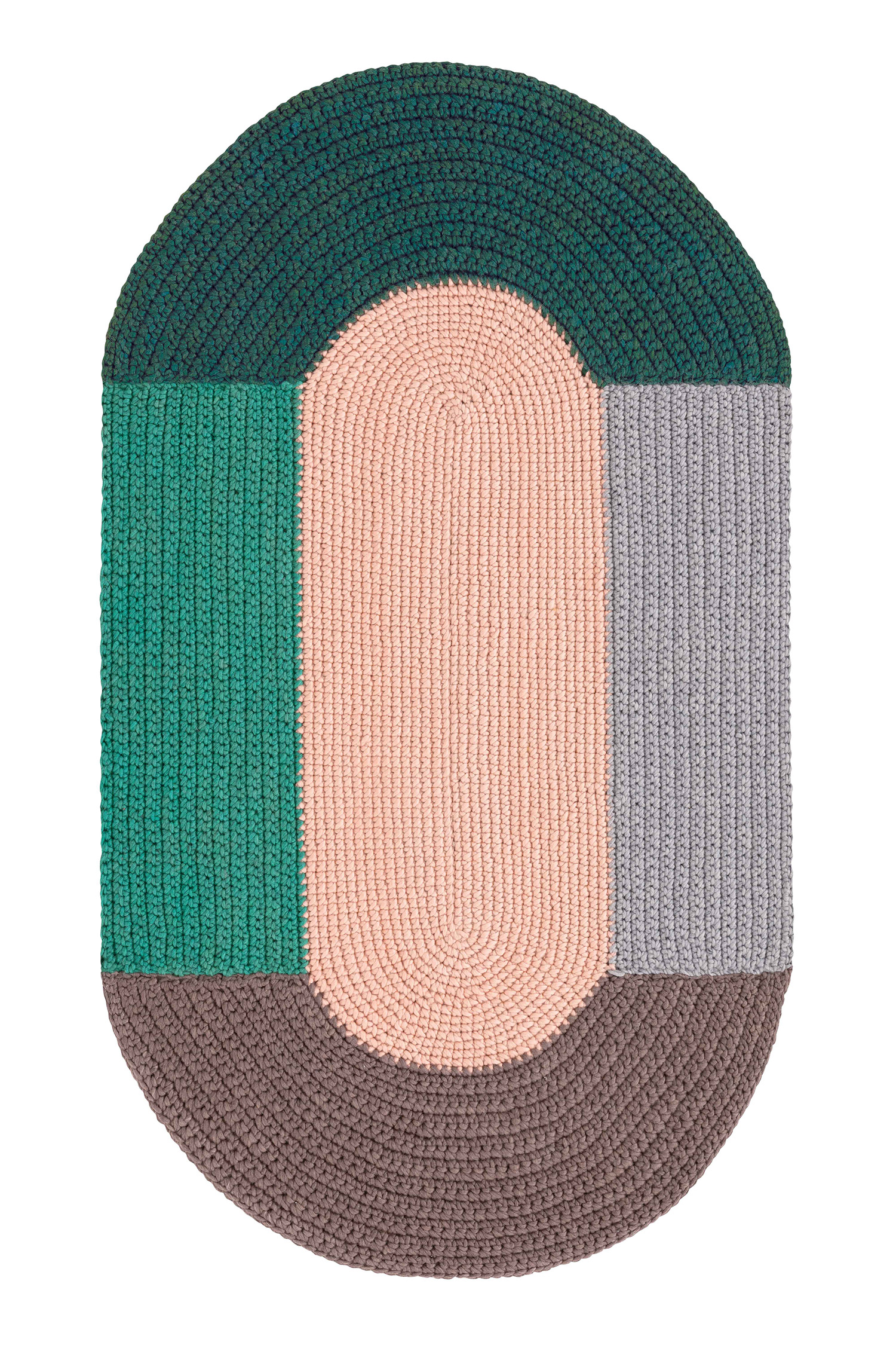 Gandia Blasco Crochet Mono Rug Pink Product Image