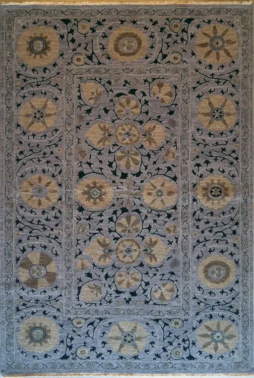 Tibet Rug Company Suzani 10  Red Hand Knotted Tibetan Wool Rug